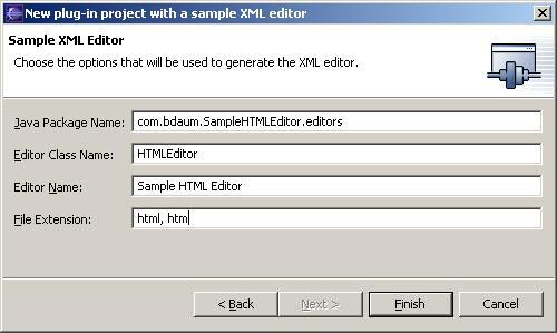 Editor options